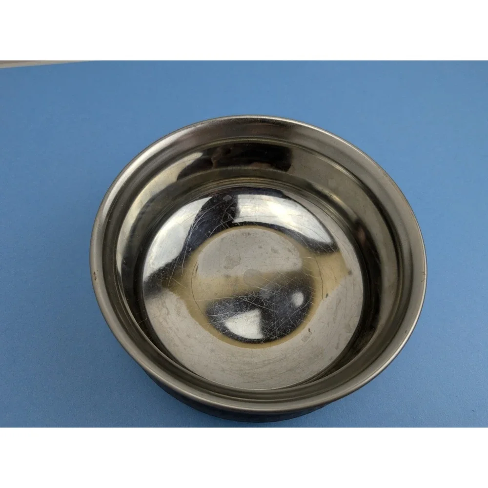 TERA India Hammered Copper Stainless Steel Double Wall Serving Dish Pot 6.75